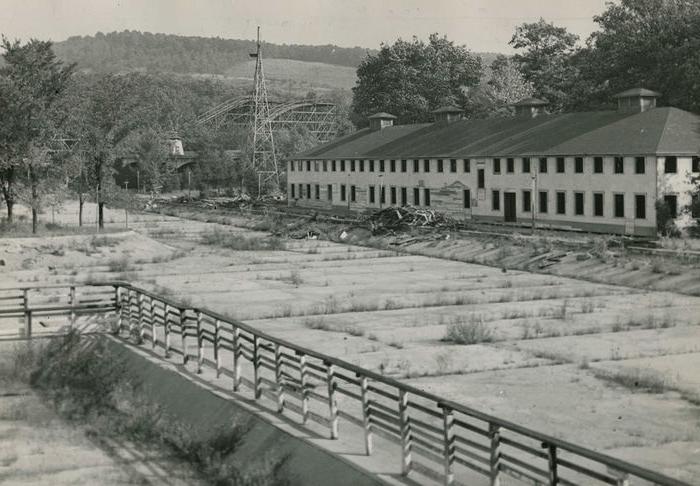 Bathhouse, Swimming Pool, Roller Coaster